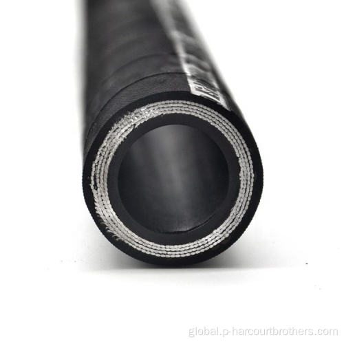 Spiral Hydraulic Hose Flexible spiral hydraulic nitrile rubber hose EN856 4SH Factory